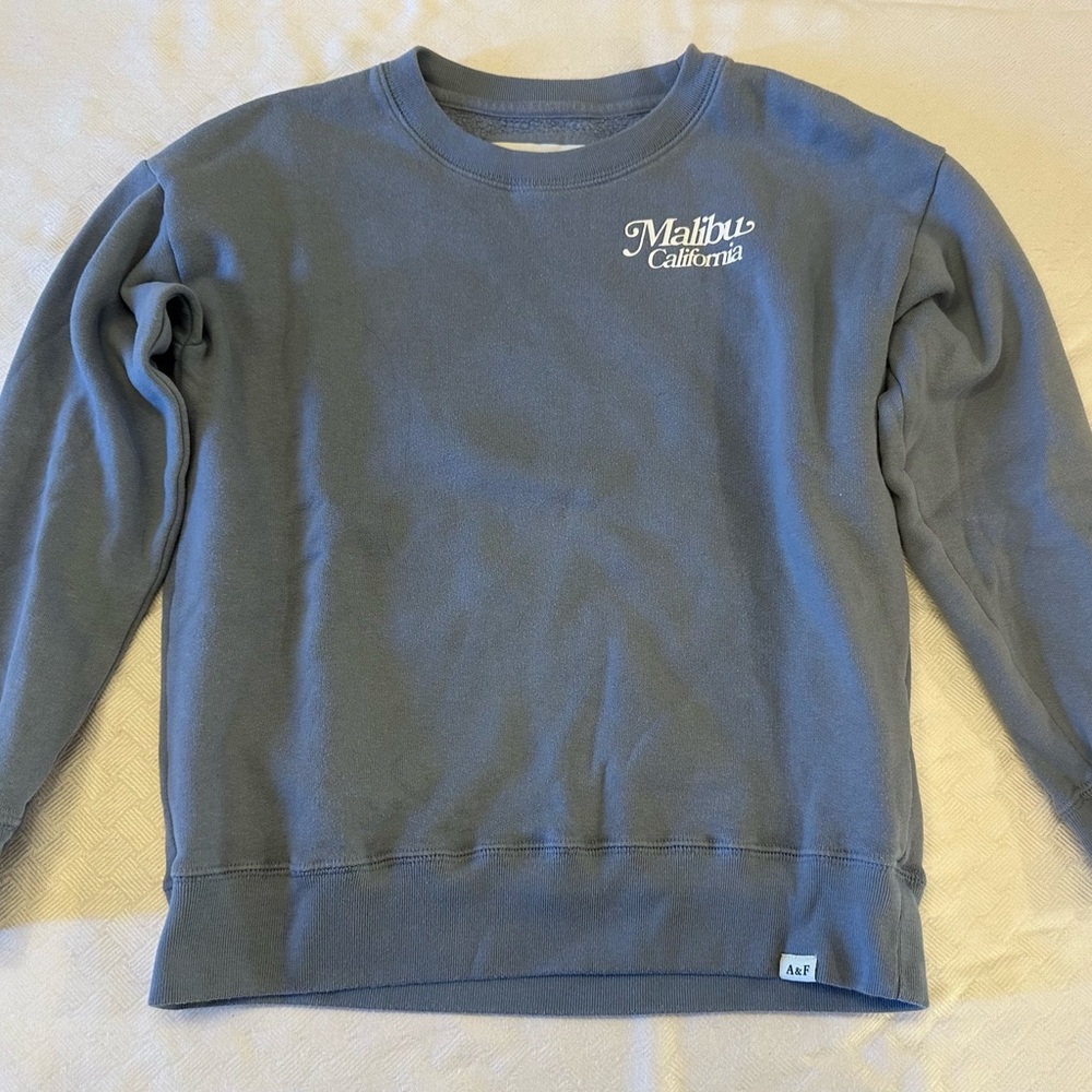 Girls Sweatshirt Abercrombie Kids Malibu California Crewneck Size 7/8